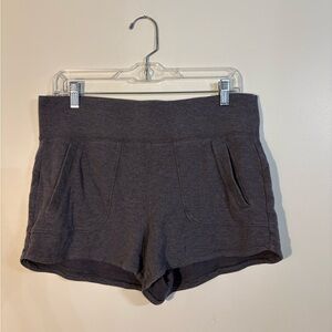 Athleta Charcoal Sweat Shorts